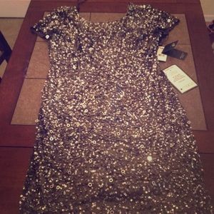 Adrianna Papell Sequin Dress